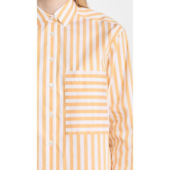 AYR Deep End Buttondown Shirt Size M Yellow Stripe $145.00 - Picture 6 of 12